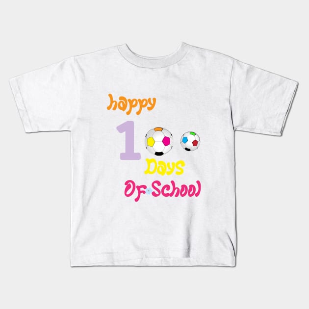 100 days of school Kids T-Shirt by smile_zaho